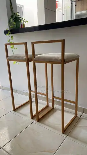 A Pair of 2 Bar Counter Chairs/ Kitchen Island Stool