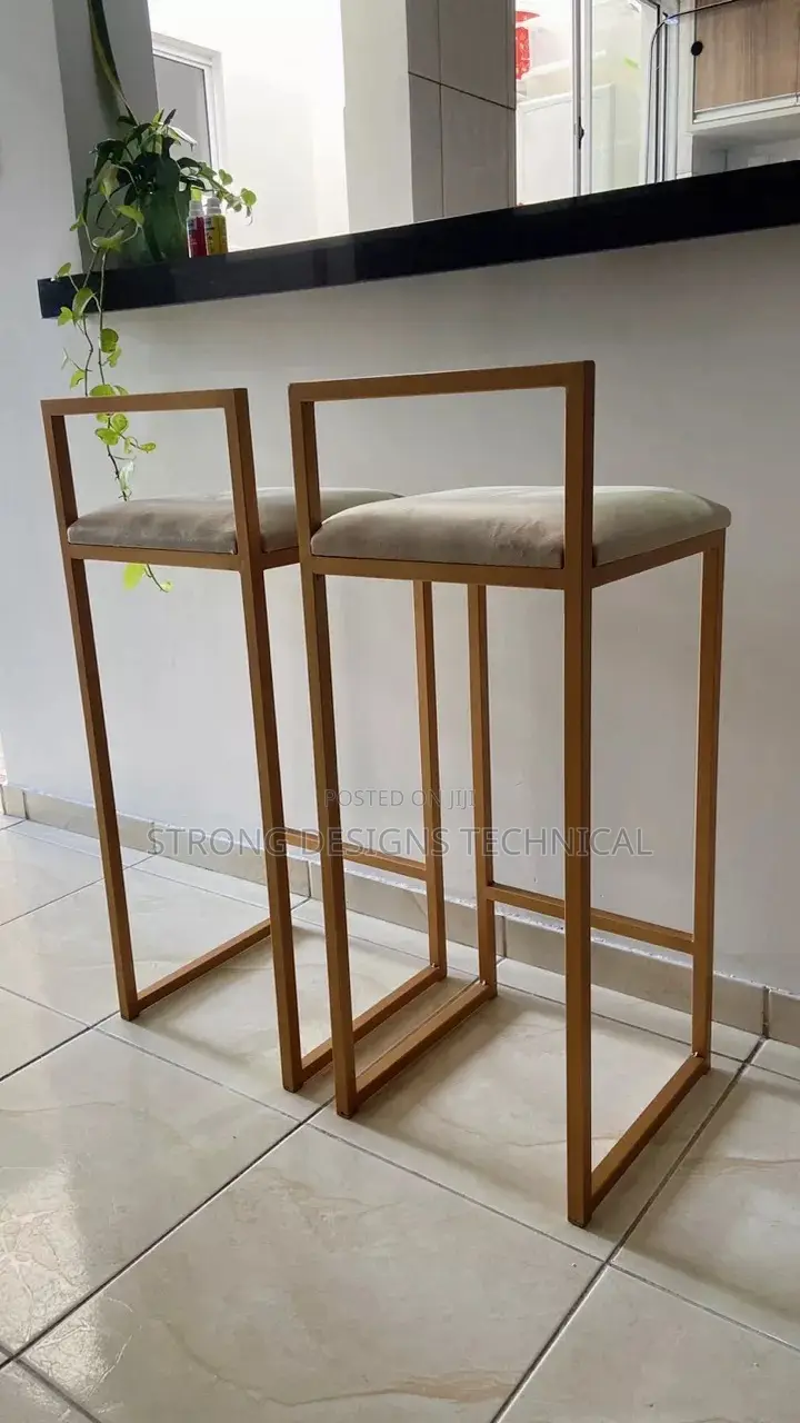 A Pair of 2 Bar Counter Chairs/ Kitchen Island Stool