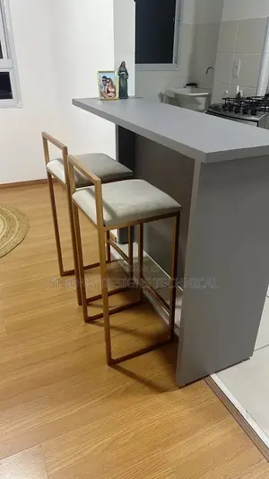 A Pair of 2 Bar Counter Chairs/ Kitchen Island Stool