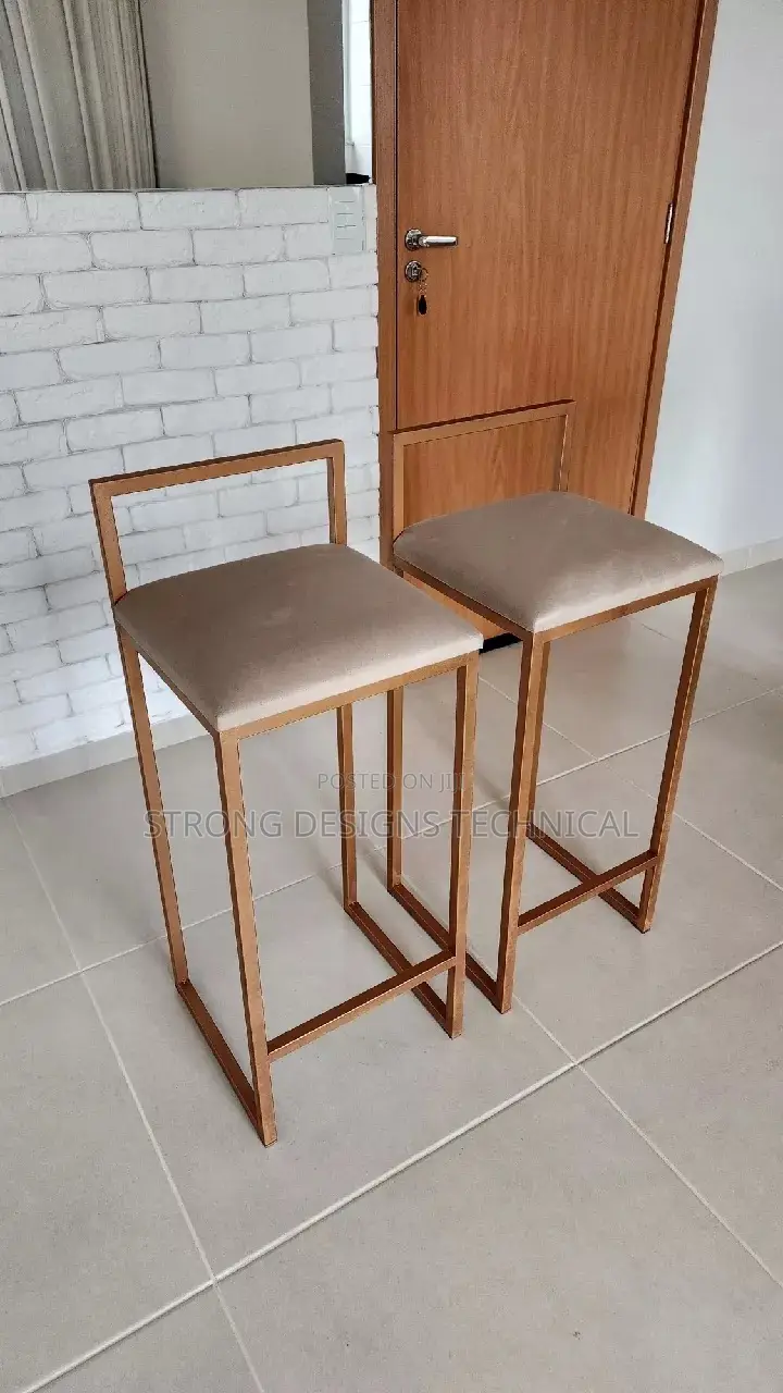A Pair of 2 Bar Counter Chairs/ Kitchen Island Stool