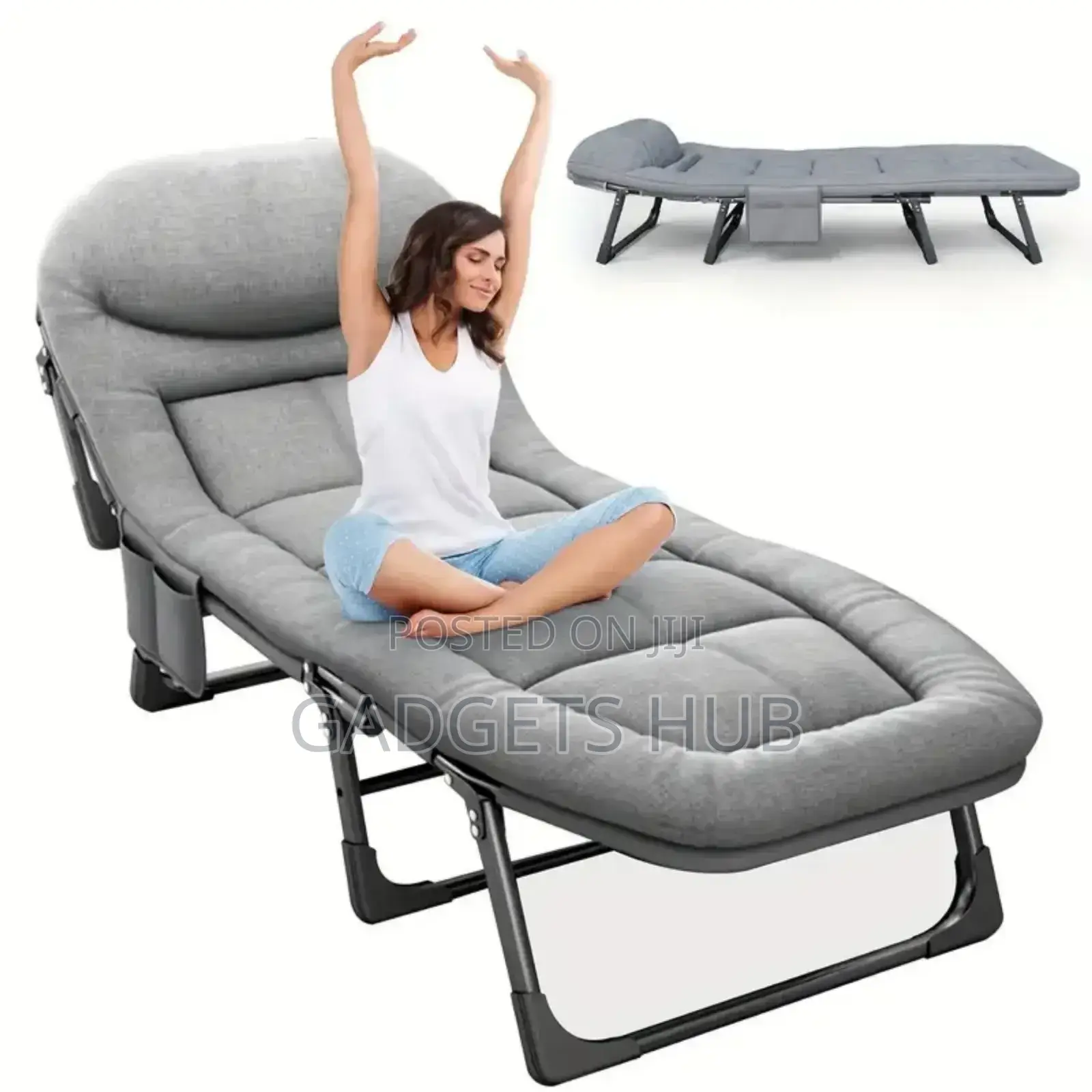 Soft Mattress Pillow Camping Bed Travel Folding