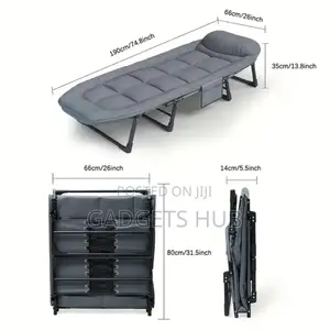 Soft Mattress Pillow Camping Bed Travel Folding