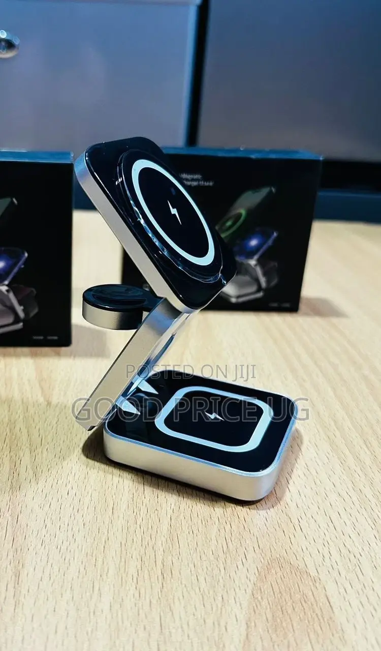 3n1 Foldable Magnetic Wireless Charger Stand