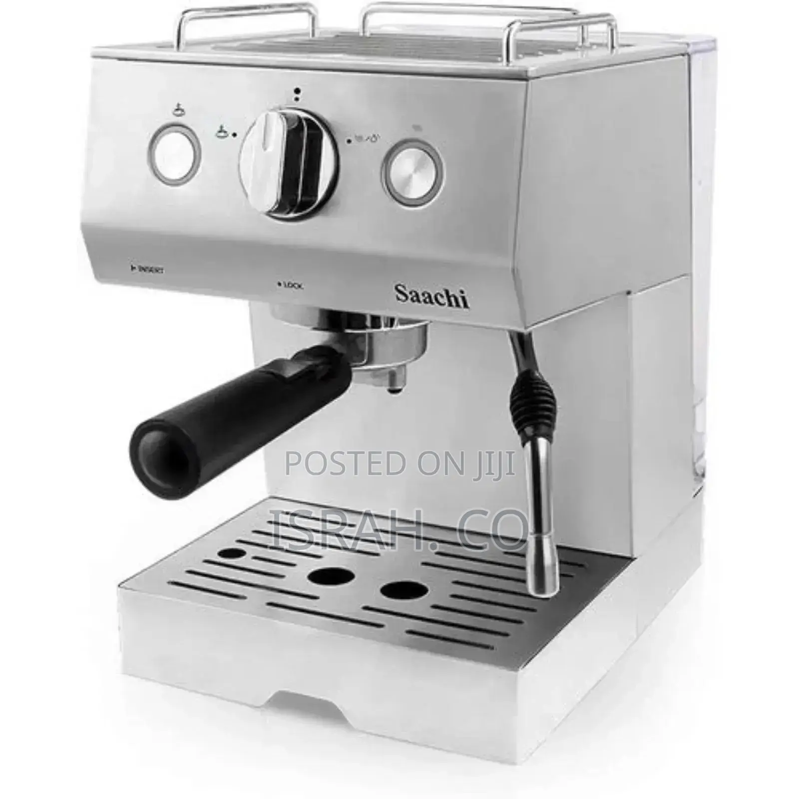 Coffee, Espresso and Cappuccino Maker Machine-Silver