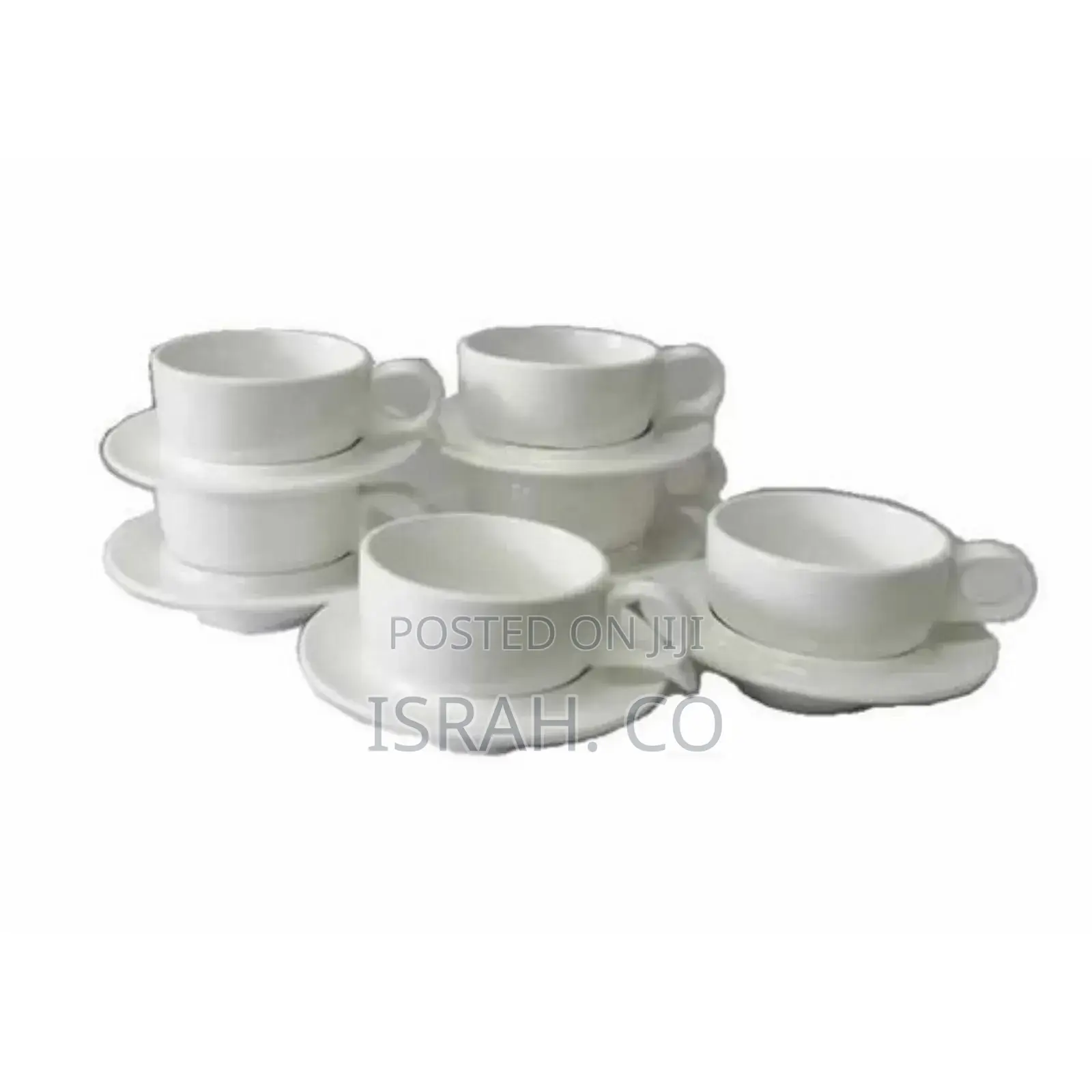 6 Pieces of Cuppucino Latte Espresso Coffee Cups 6 Saucers