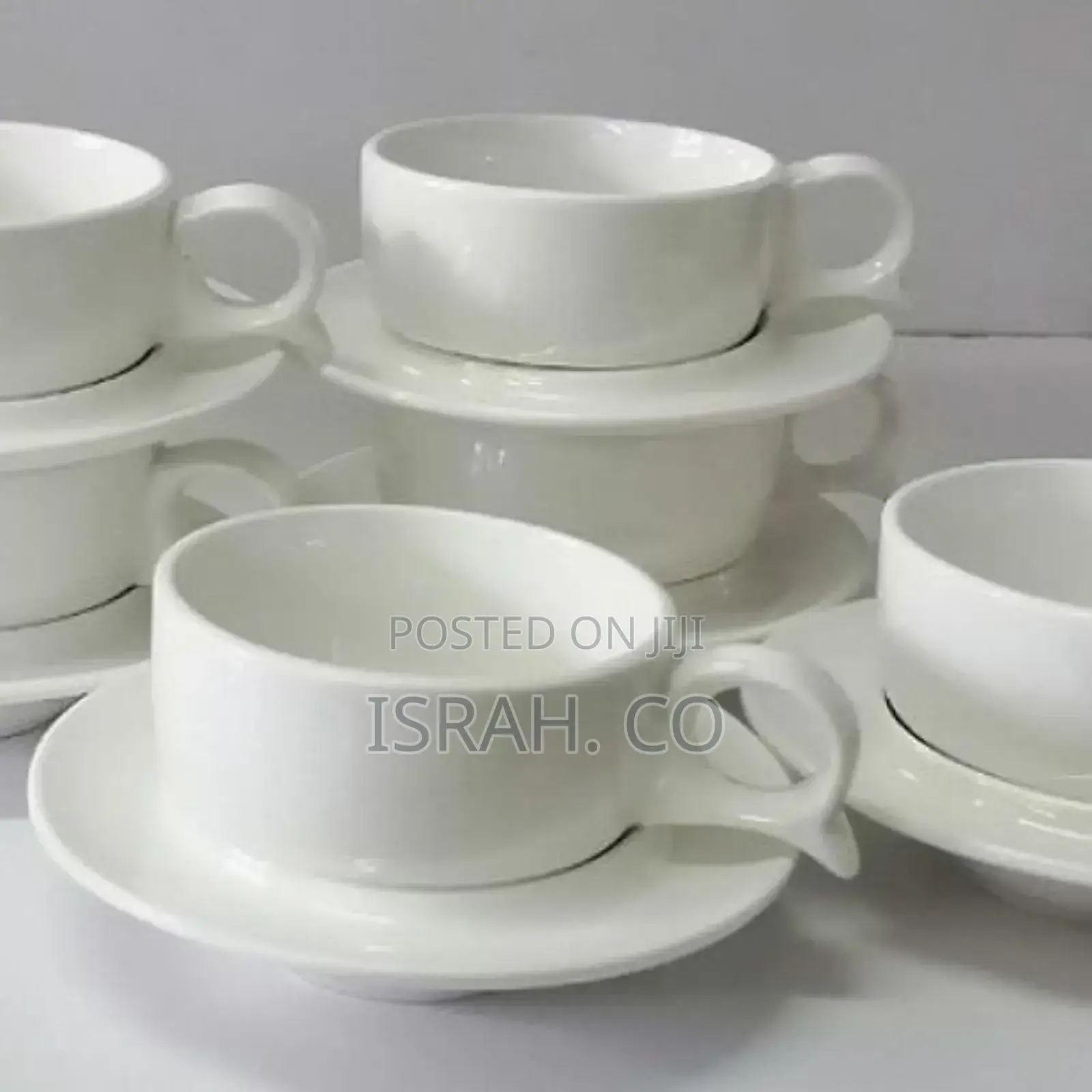 6 Pieces of Cuppucino Latte Espresso Coffee Cups 6 Saucers