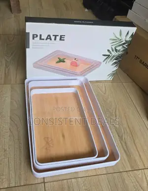 3 Pieces Serving Trays