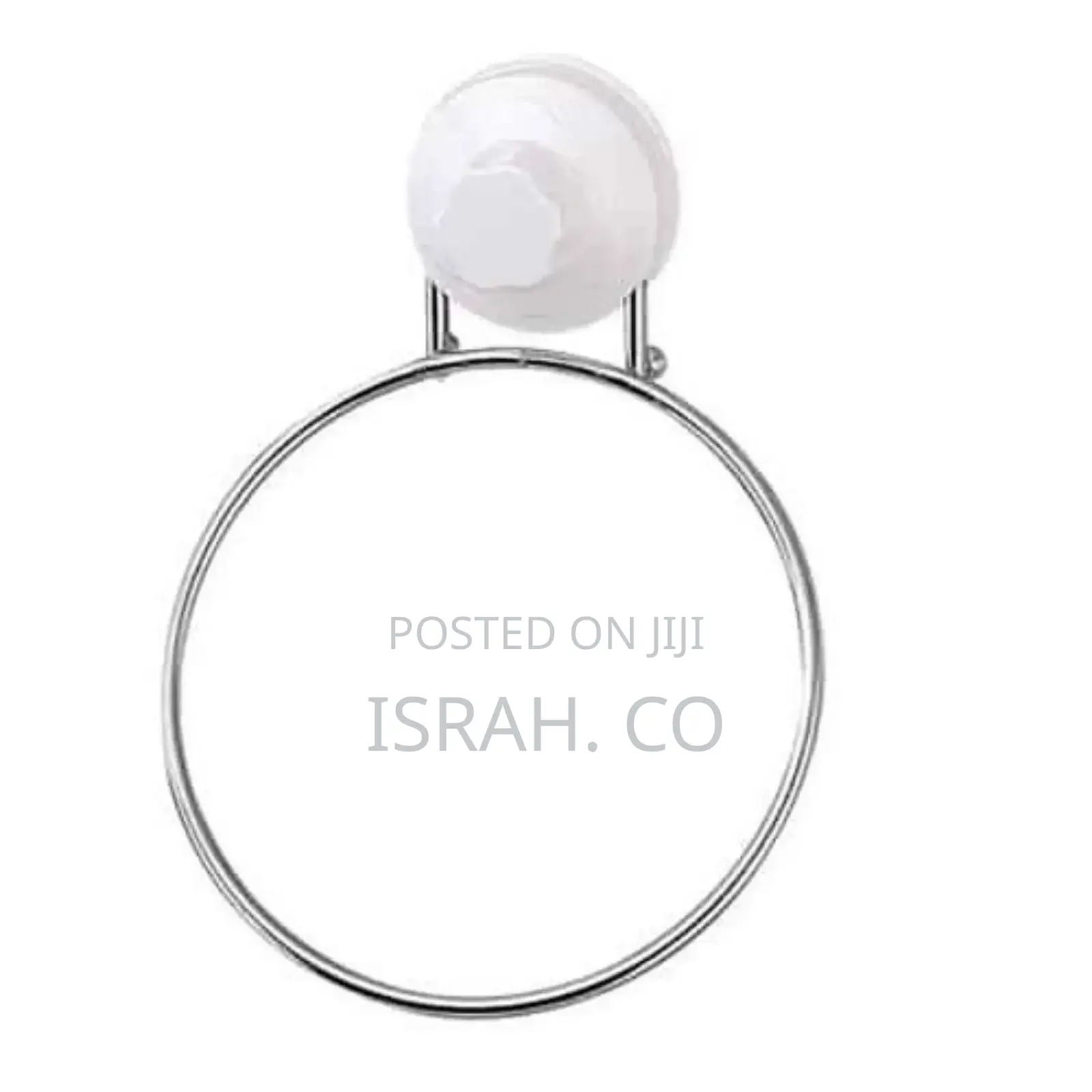 Towel Ring/Towel Rack Hanger With Magic Suction Cup, White.