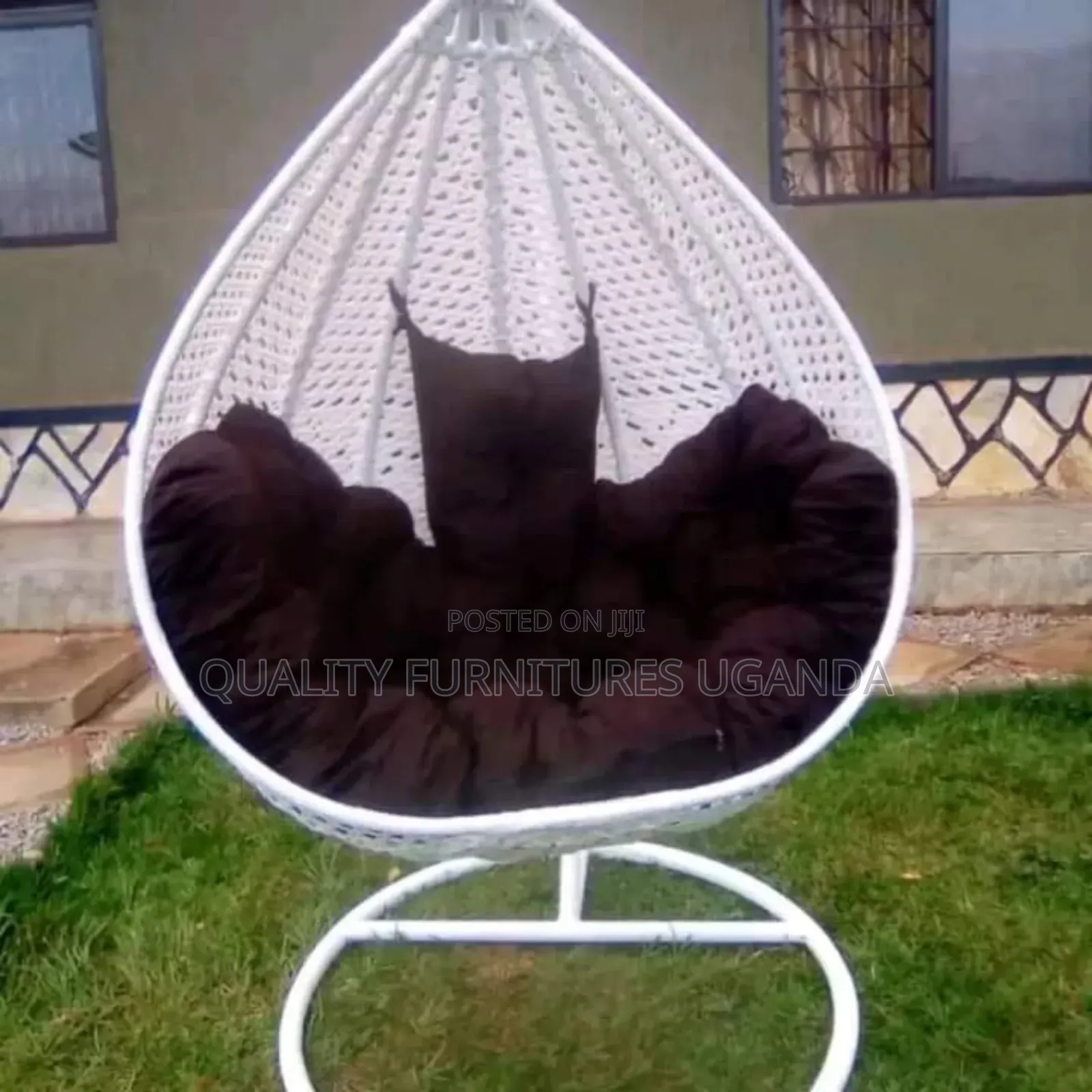 White Basket Chair