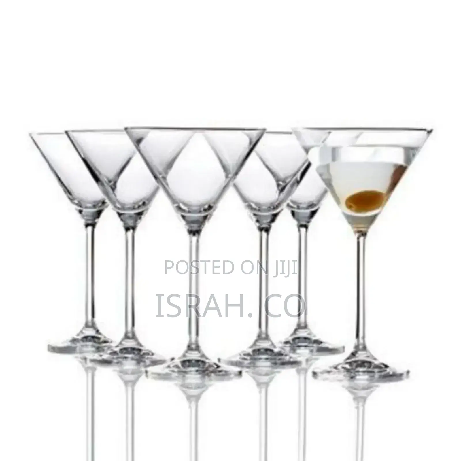 6 Pieces of Wine,Martini,Cocktails Glasses - Colorless