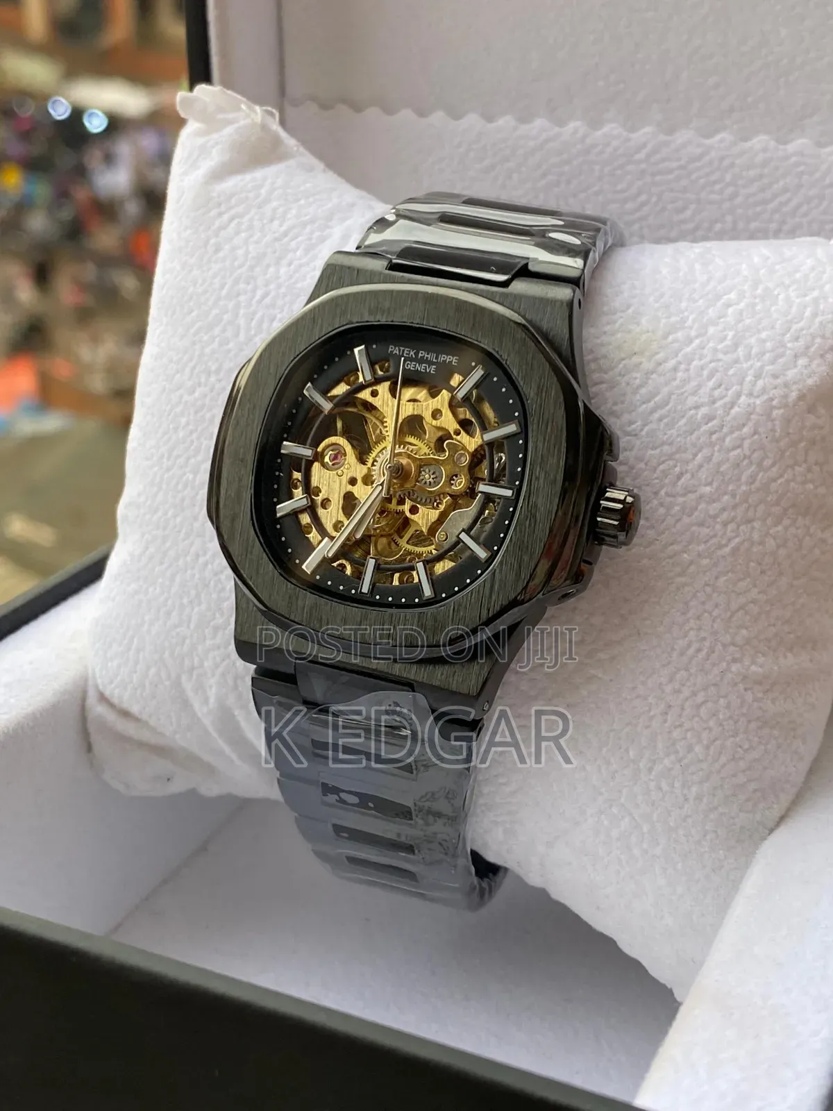 Black Automatic Patek Philippe Watch