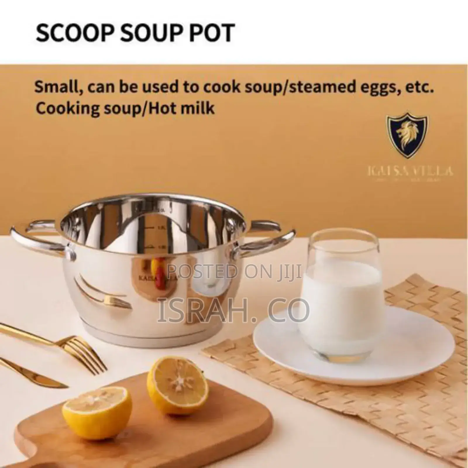 Kaisa Villa 6 Pieces of Saucepans Cookware Induction Pots