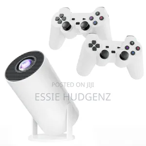 2in1 Projector and Game With 2 Controllers