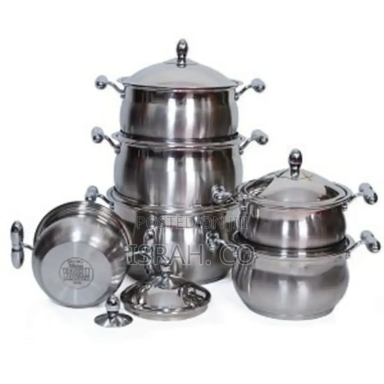 Regail 12 Pieceheavy Stainlesssteel Saucepans Cookware Pots