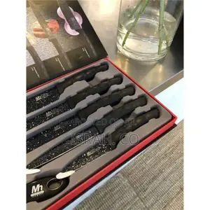 Loewe 6 Pieces of Kitchen Non-Stick Coating Knife Set -Black