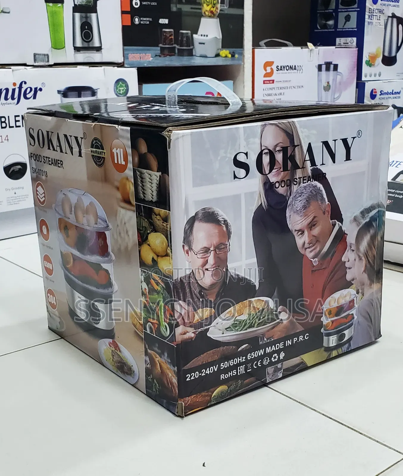 Sokany 11L Automatic Food Steamer - Large Capacity-Cooking