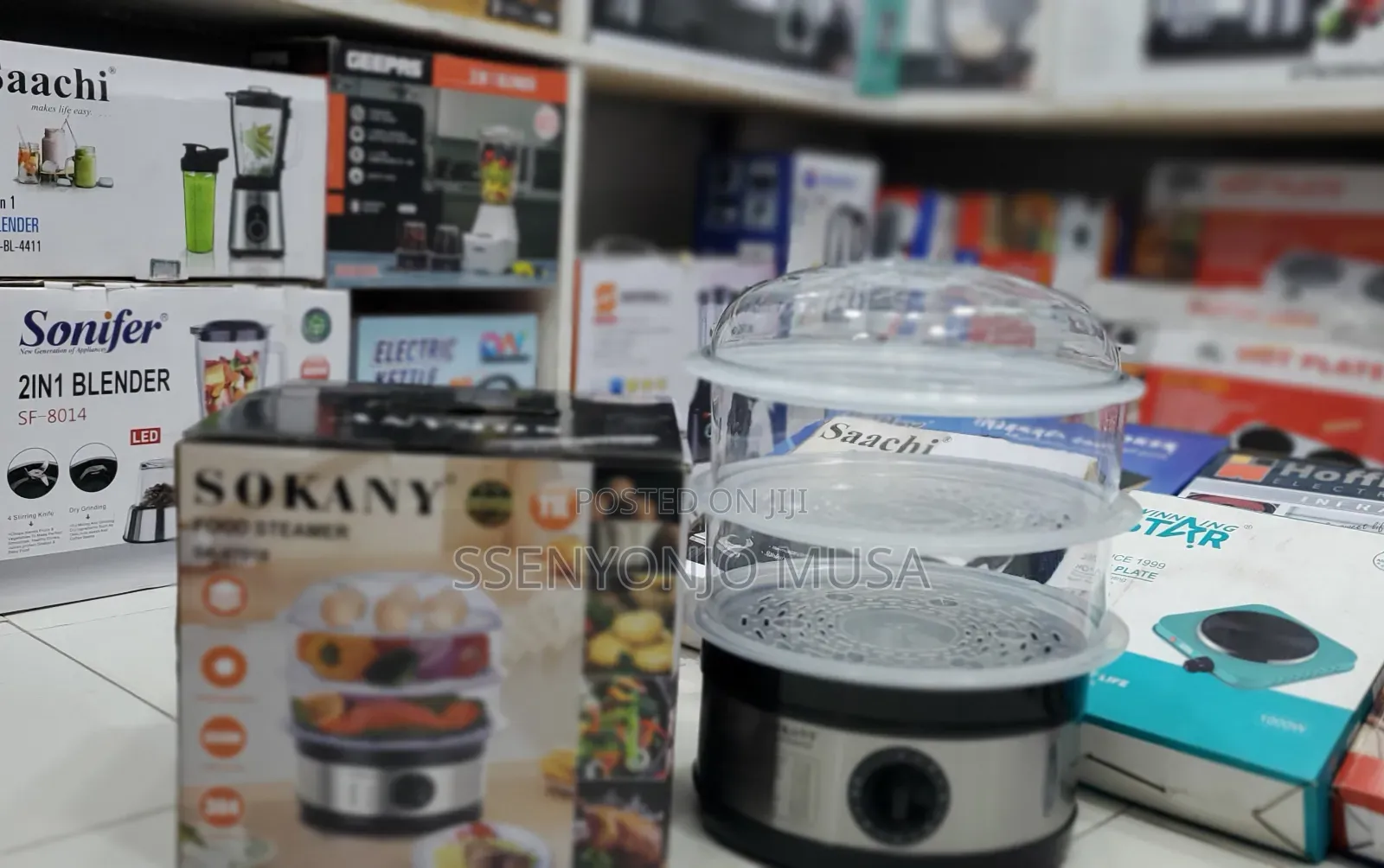 Sokany 11L Automatic Food Steamer - Large Capacity-Cooking