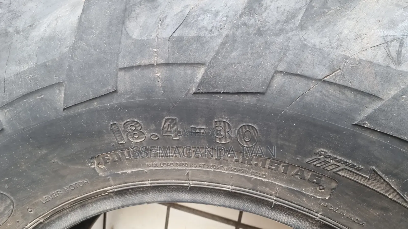 18.4r3 Appollo Used Tyres of 14 Ply Ratings