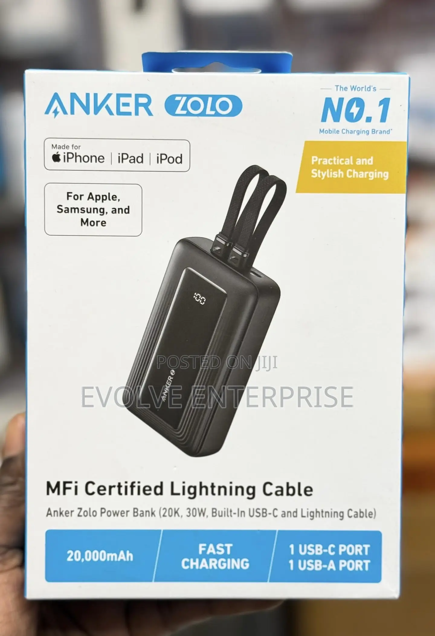 Anker Zolo 20,000mah Lighting Cable