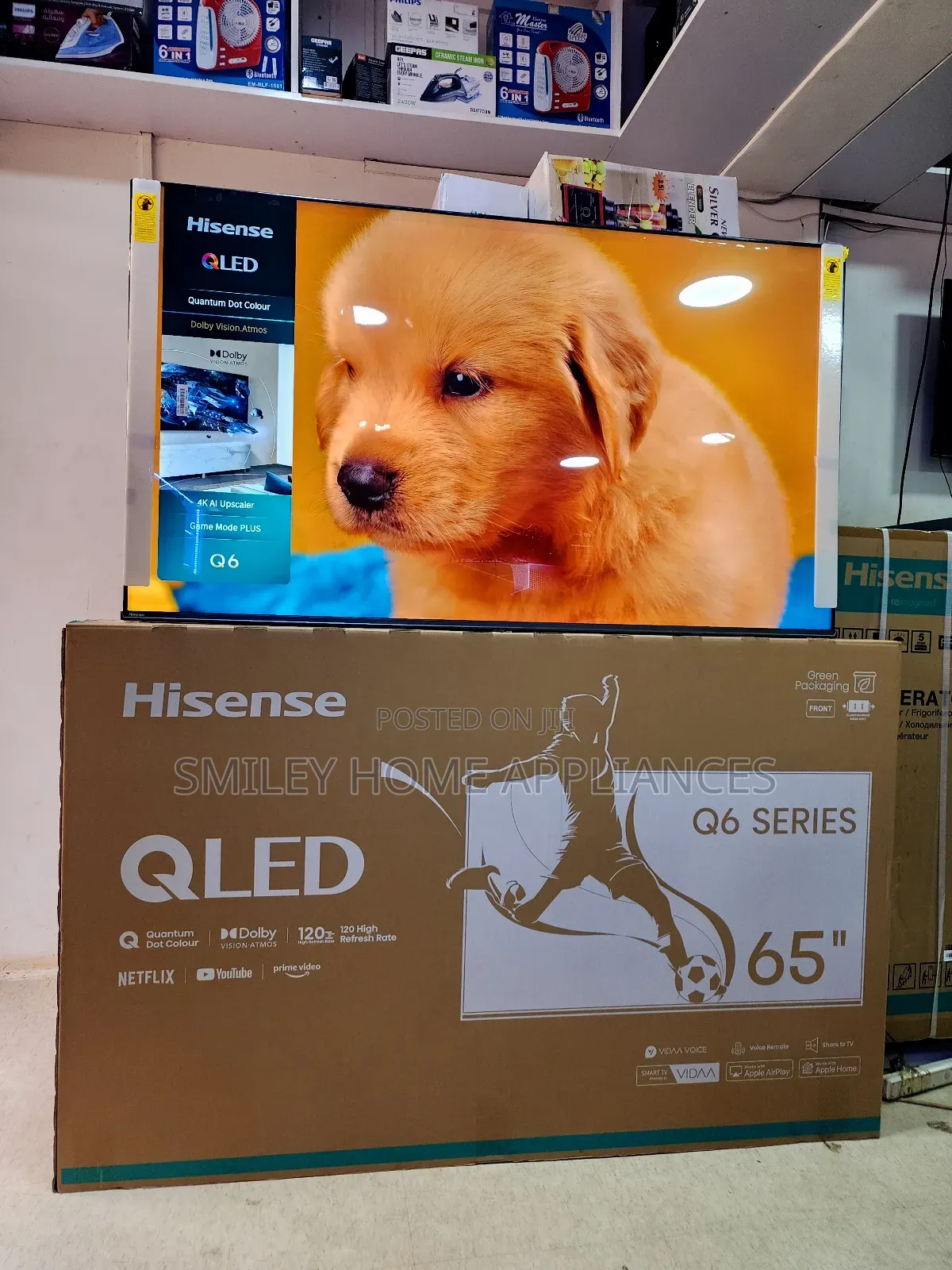 Newly Restocked Hisense Qled Q6 Series 65inches Smart Tv