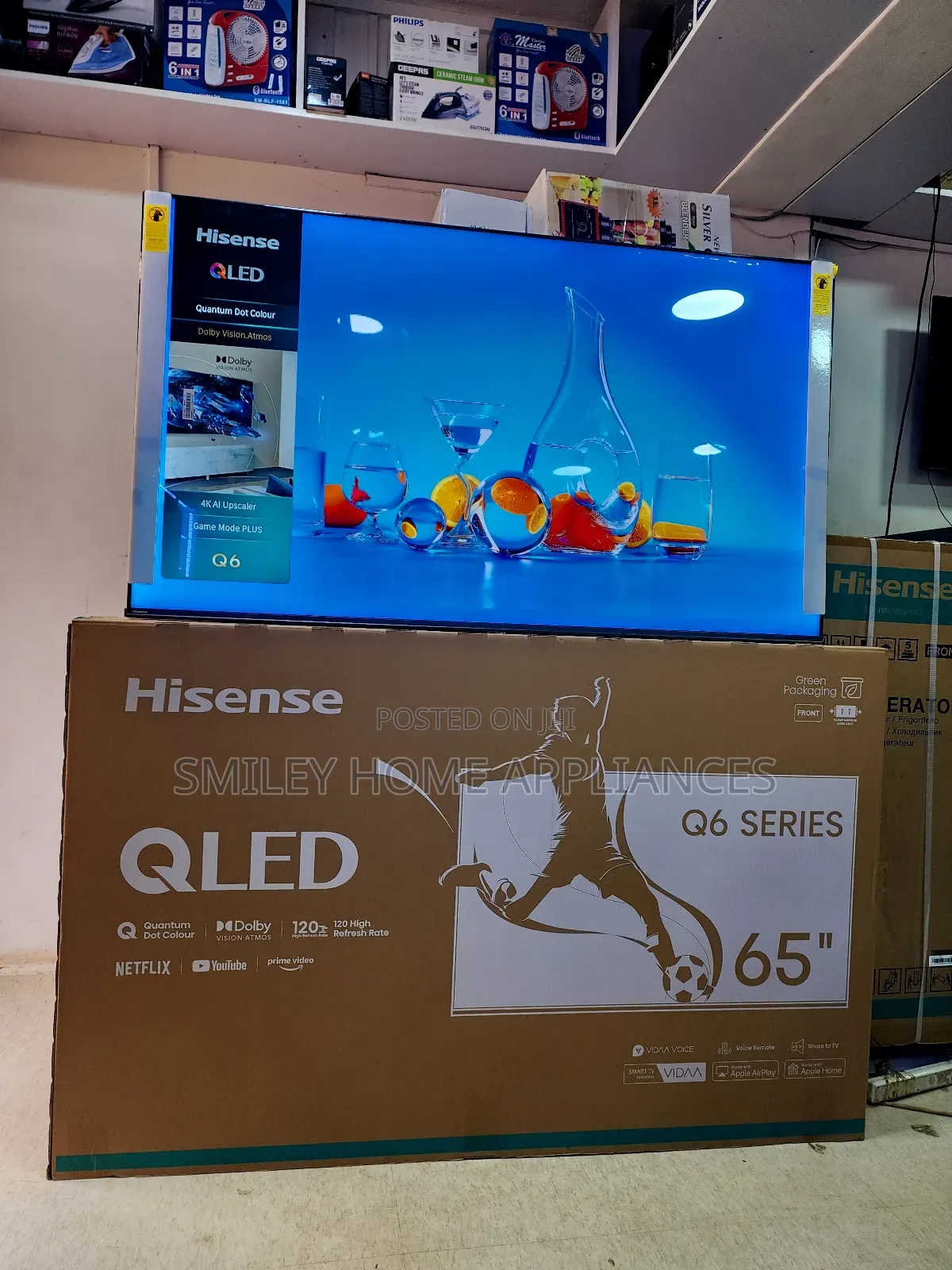 Newly Restocked Hisense Qled Q6 Series 65inches Smart Tv