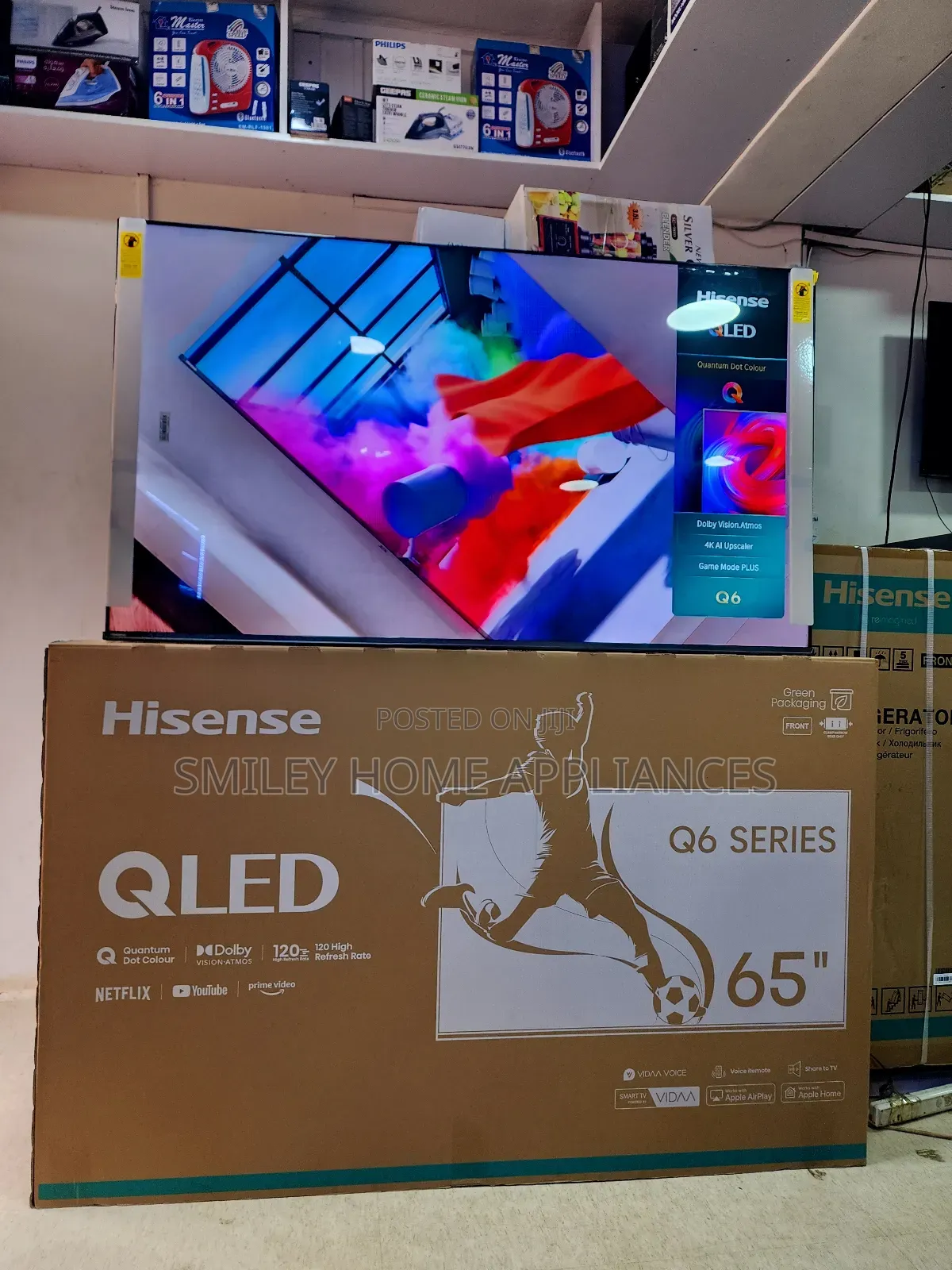 Quantum Dot Hisense 65inches Q6series Vida Smart Tv 65inches