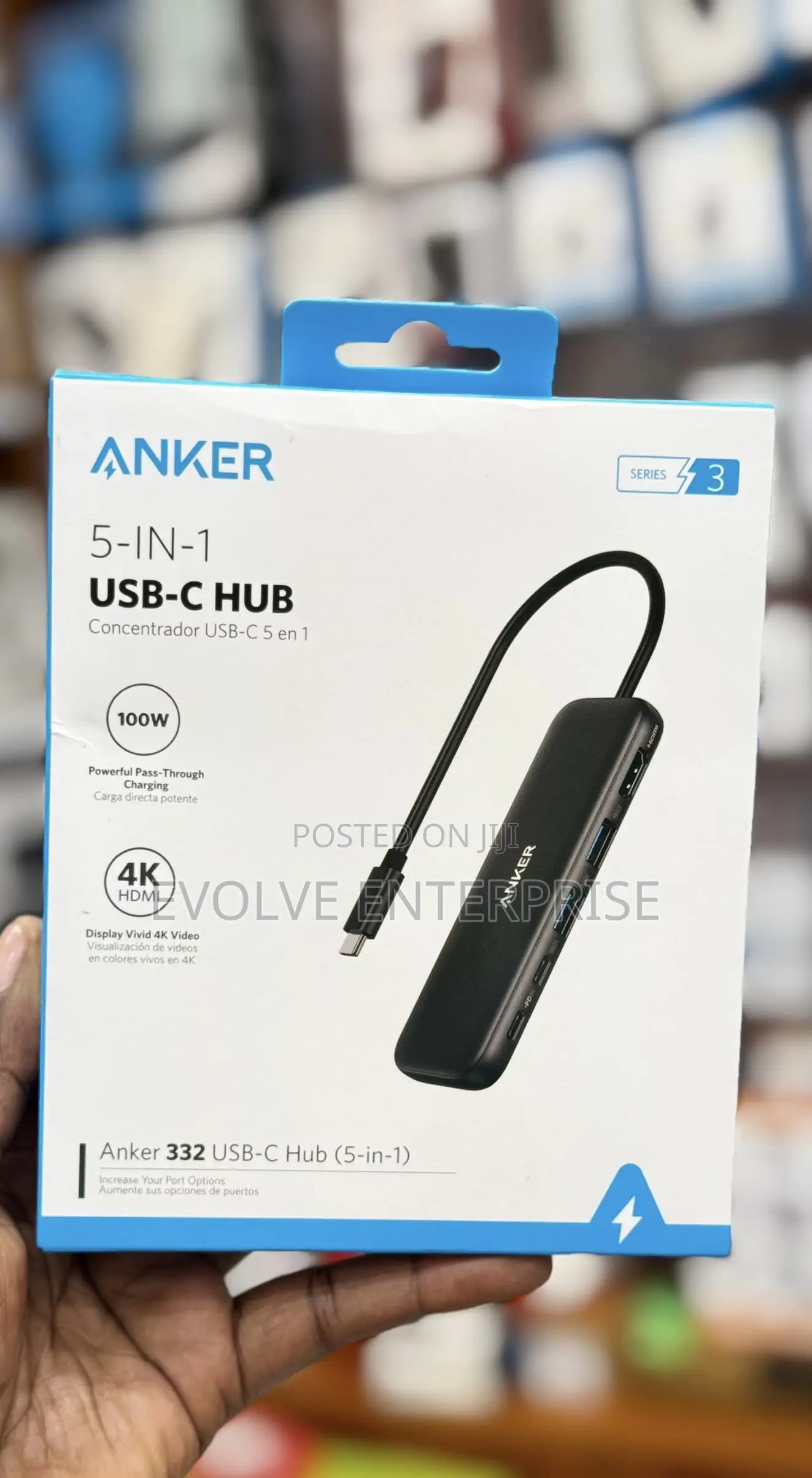 Anker 5 in 1 USB-C Hub (332) Concentrador