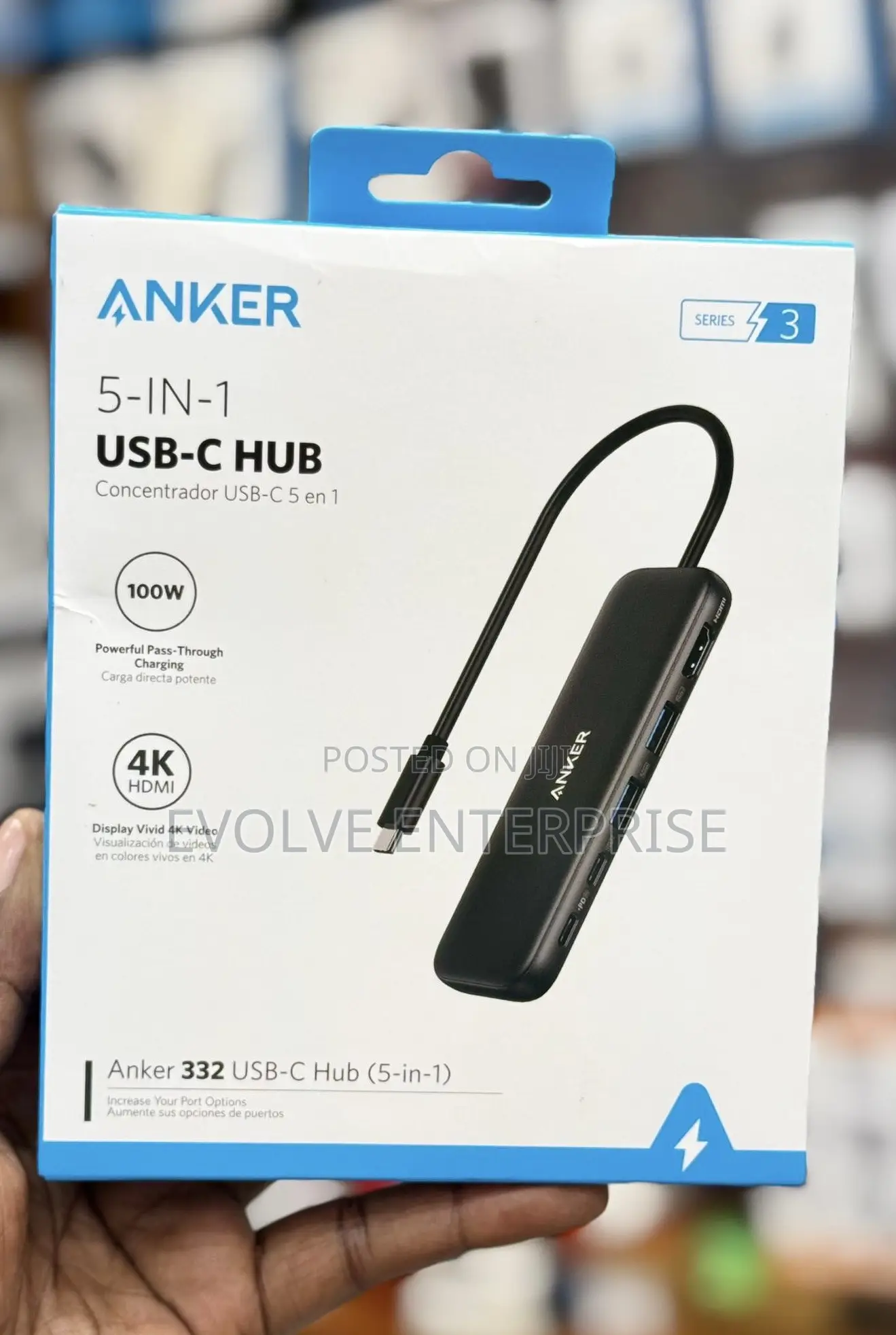 Anker 5 in 1 USB-C Hub (332) Concentrador