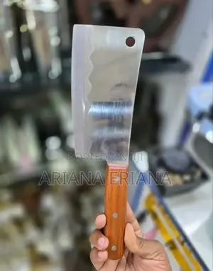 Photo - Heavy Stainless Steel Butcher/Chef Knife