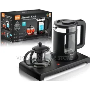 RAF Electric Kettle With Turkish Teapot
