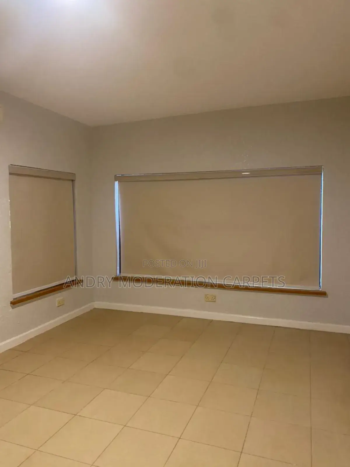 Cream Roller Blind Curtains