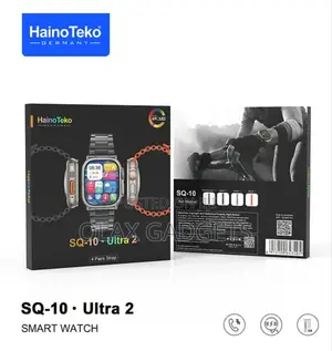Haino Teko SQ10 Ultra 2 AMOLED Smart Watch With 4 Pair Strap