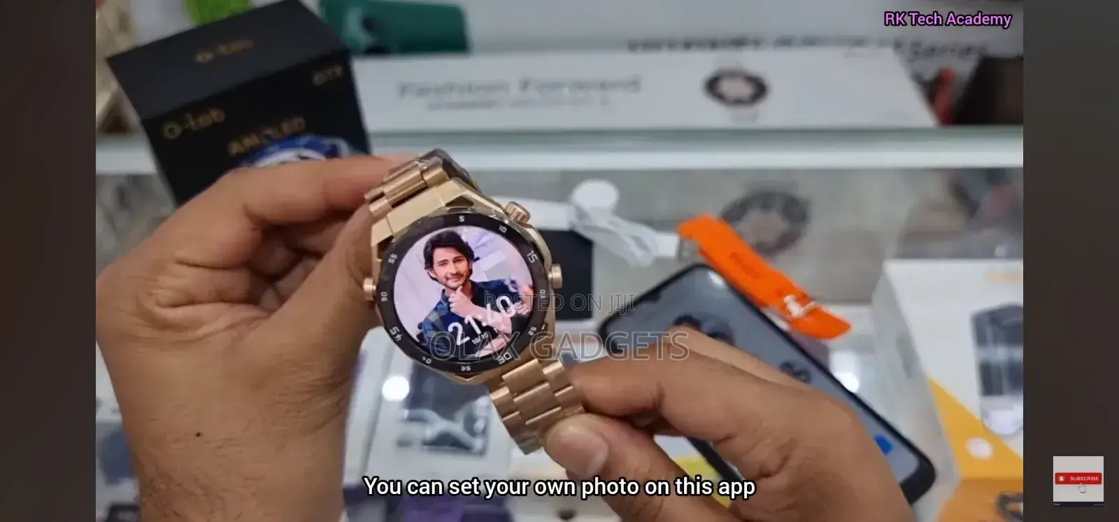 G-Tab GT8 Amoled Display Waterproof and Calling Smart Watch