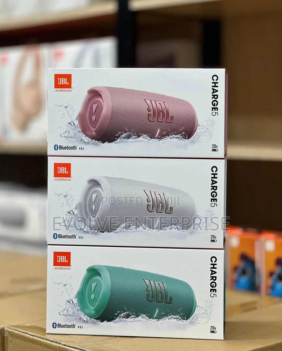 JBL Charge 5 Portable Wireless Bluetooth Speaker