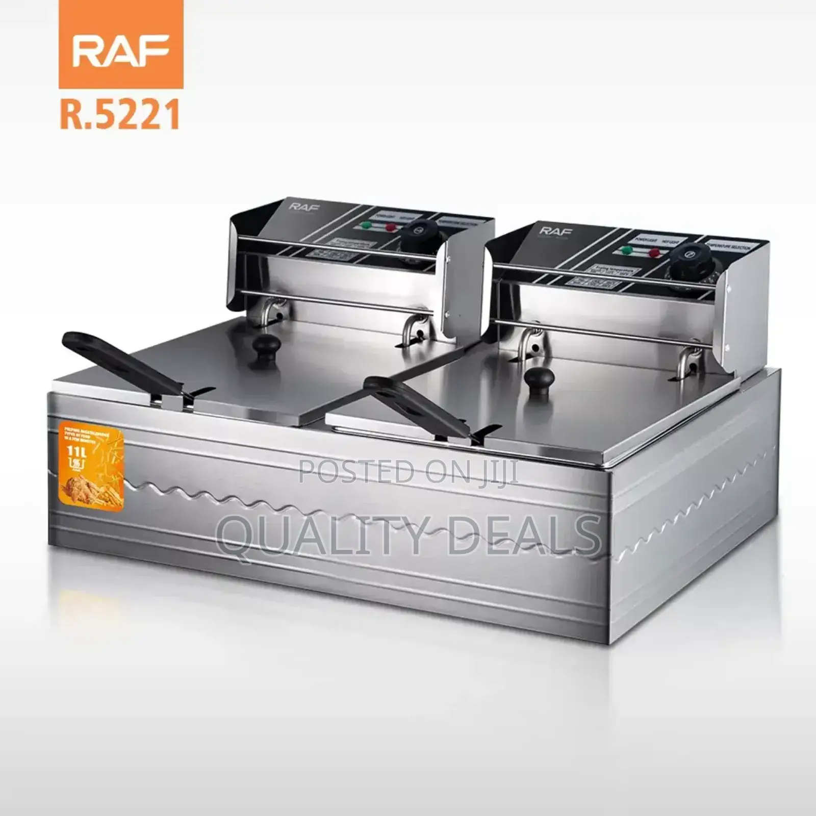 Raf 11l Double Deep Fryer
