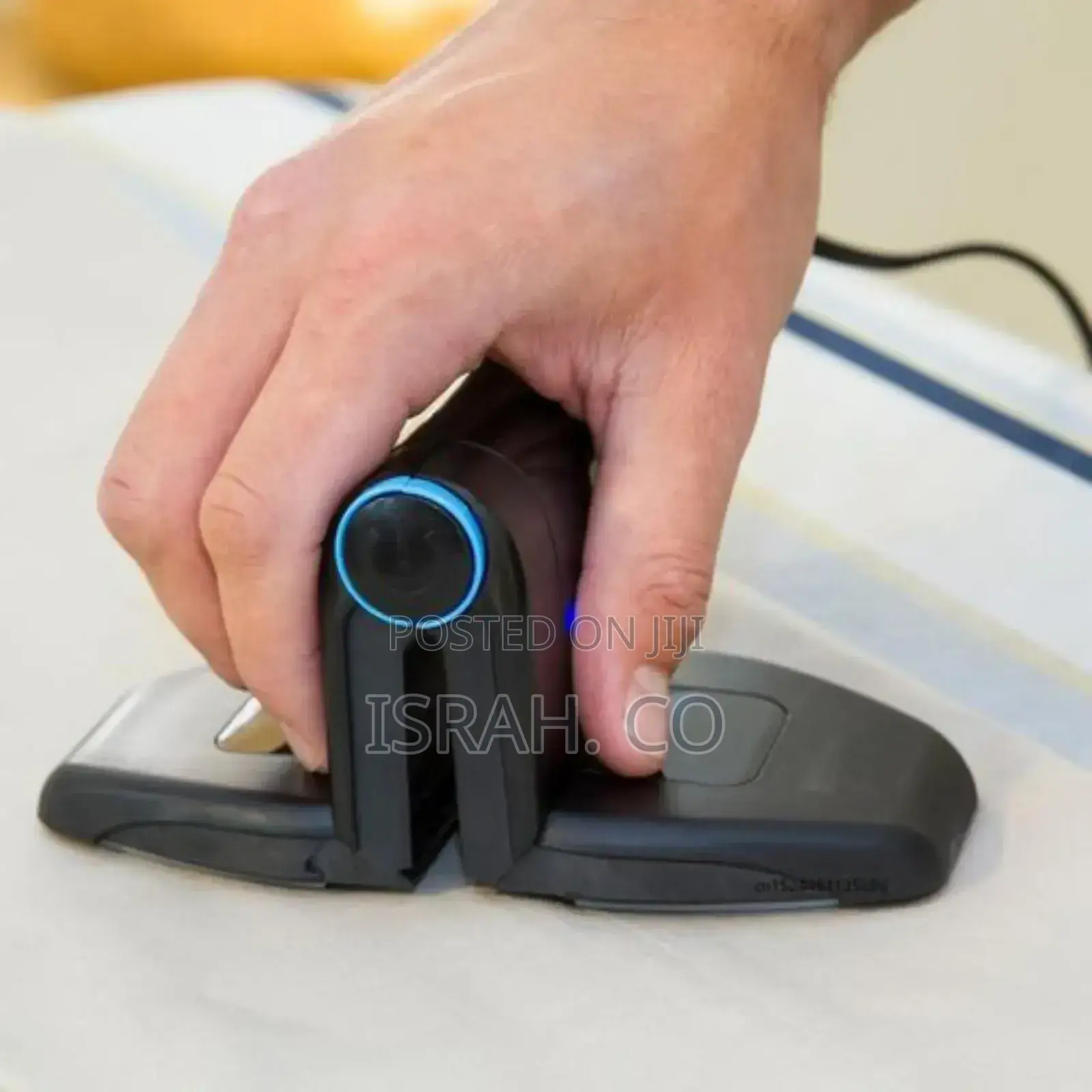 Collar Perfect Travel Folding Portable Iron - Black