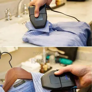 Collar Perfect Travel Folding Portable Iron - Black