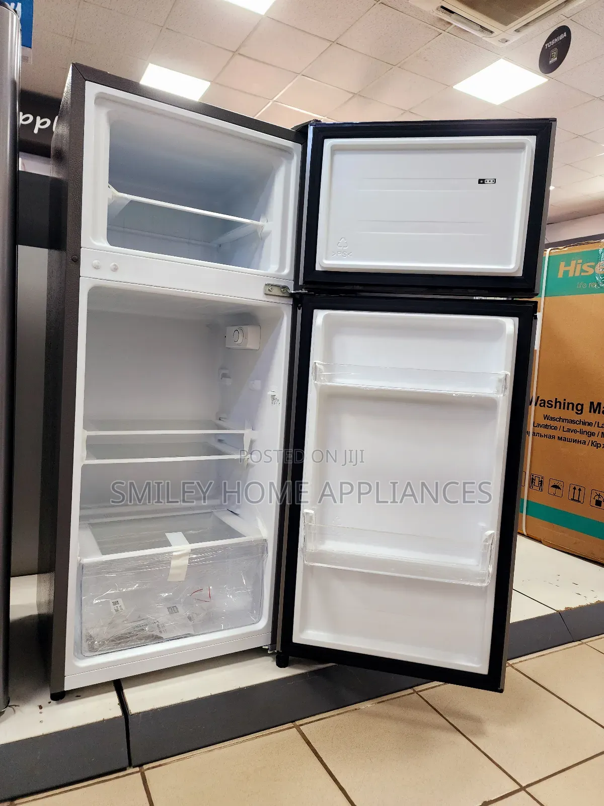 Hisense 160ltrs Defrost Double Door Fridge at Discount Price