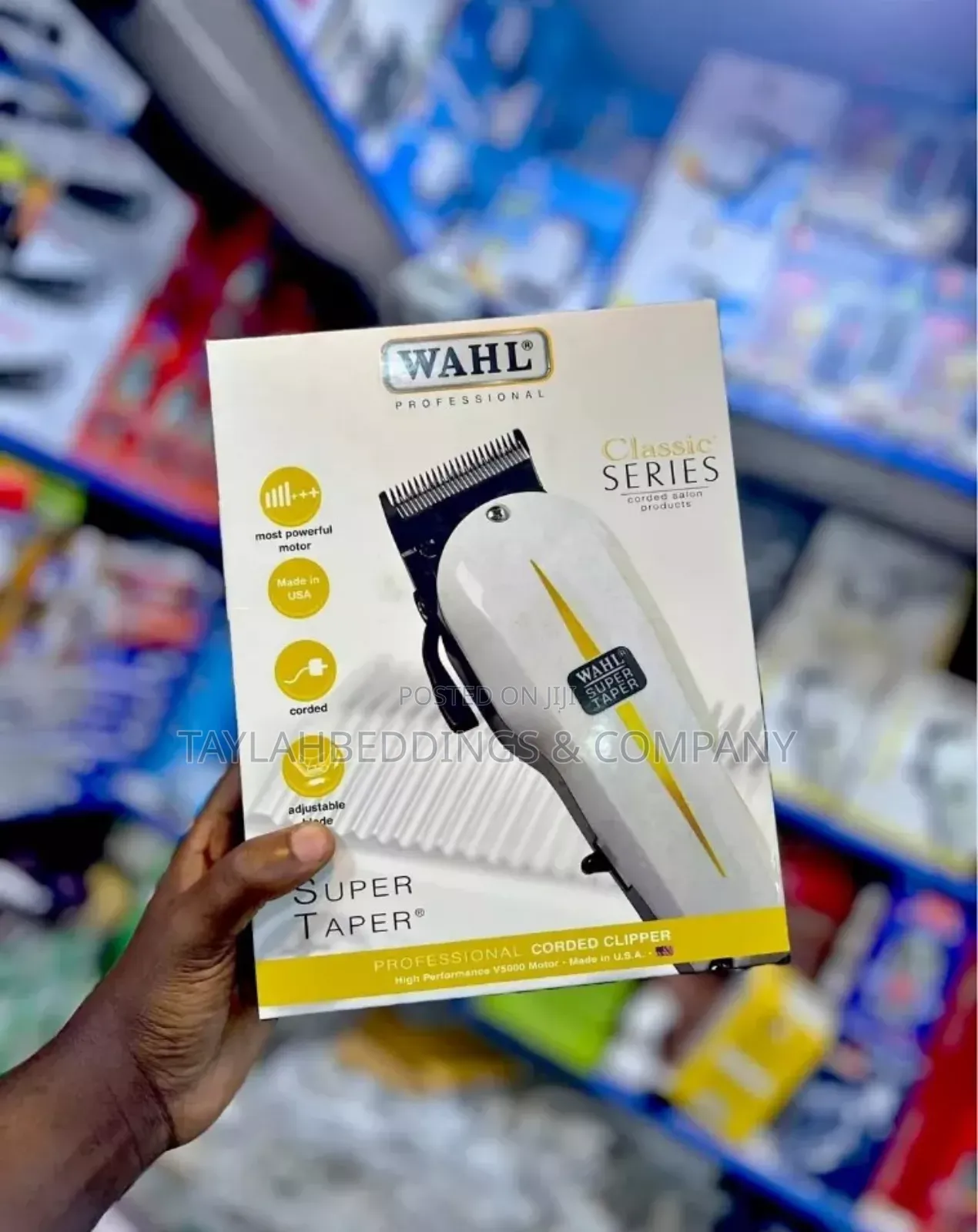 WAHL Super Taper Clipper Classic Series – White