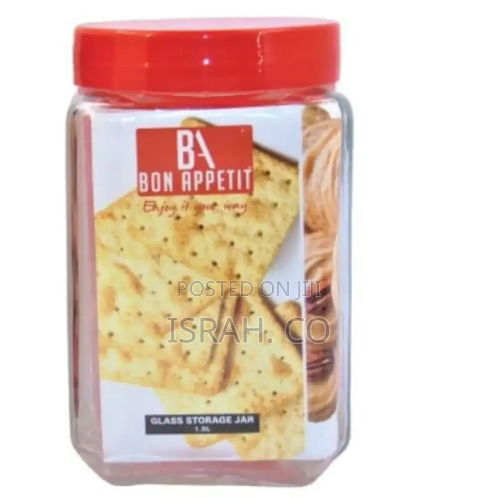 2L Glasscereal Cookies Storage Jar Container Bottle Tin-