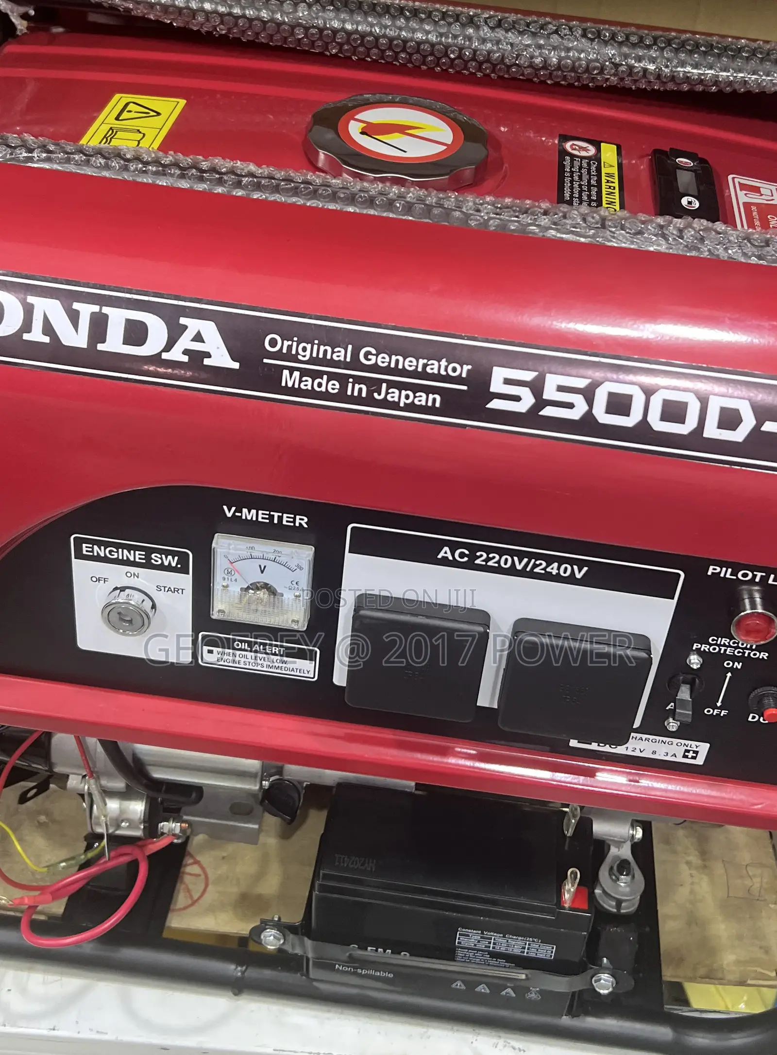 Honda 4kva Self Start Gasoline Generator Mad in Japan