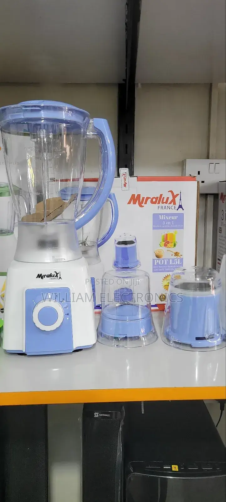 Electric Miralux 3in1 Blender/4 Speed Miralux Blender