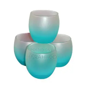 Luminarc4 Piecesof Short Frostjuice/Water Glasses - Ice Blue