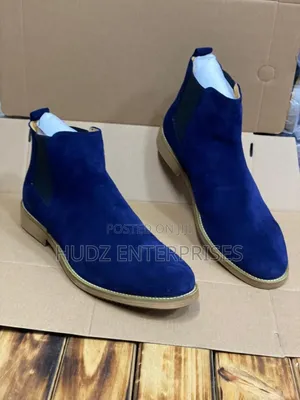 Suede Shoes Purple and Brown