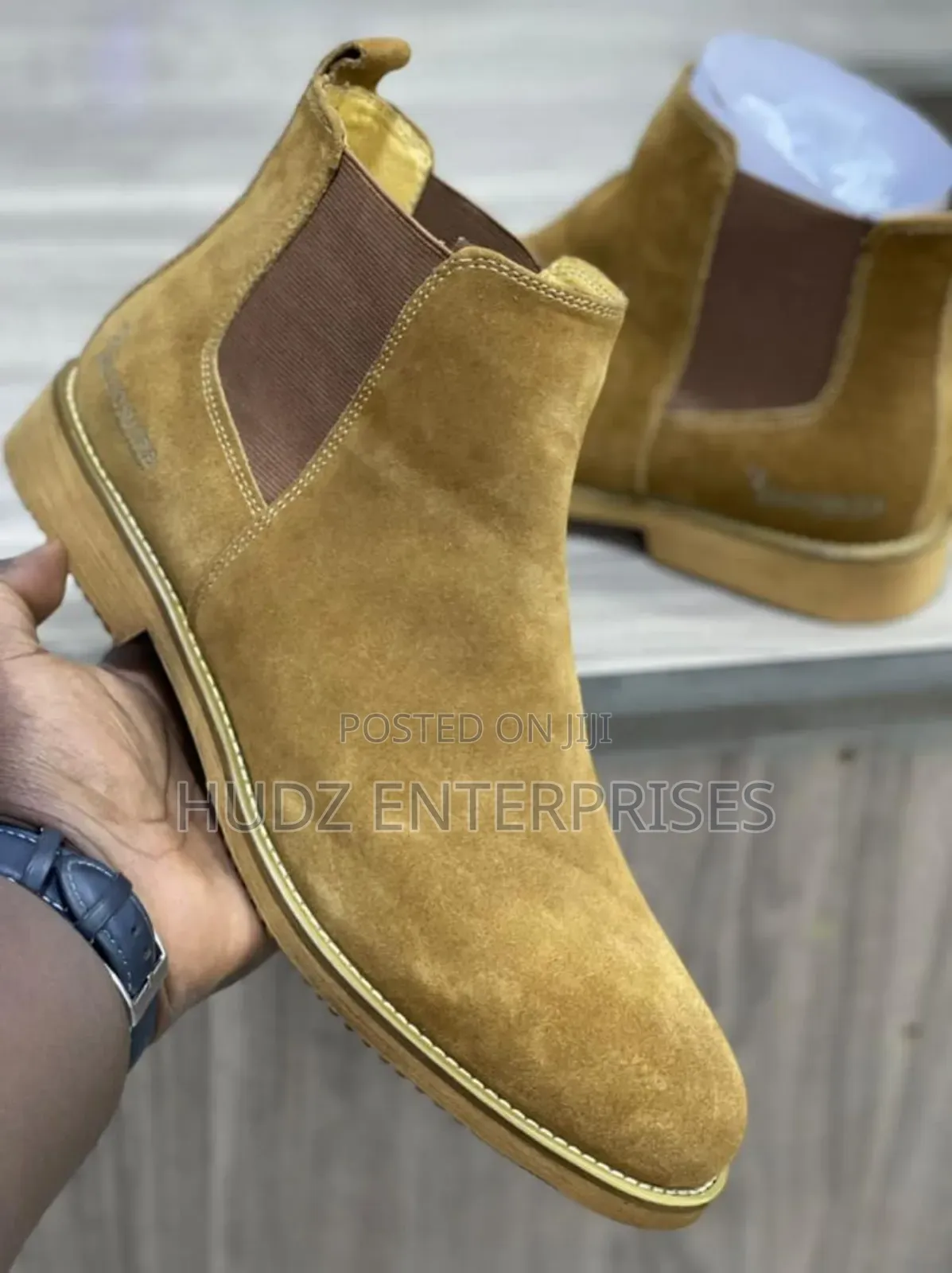 Suede Shoes Purple and Brown