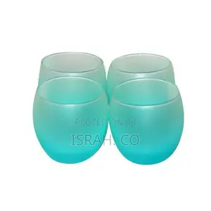 Luminarc4 Piecesof Short Frostjuice/Water Glasses - Ice Blue