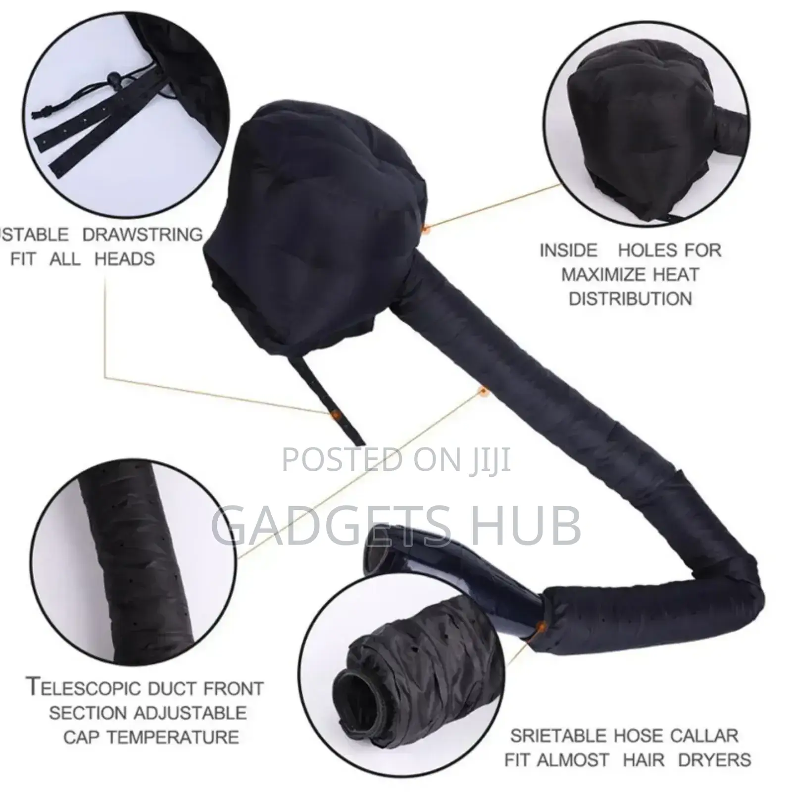 Bonnet Hood Hair Dryer Deep Conditioning And Drying Heat Cap
