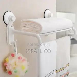 Kitchen and Bathroom Towel Rack Suction Cup 5crossbars