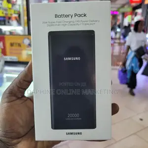 20000mah Samsung Battery Pack/Super Fast-Charging Power Bank