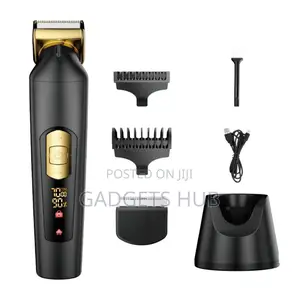 Electric Trimmer Kit Hair Clippers With Digital Display